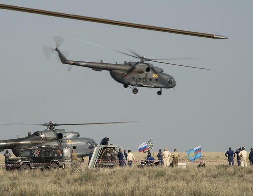 Expedition 39 Soyuz TMA-11M Landing