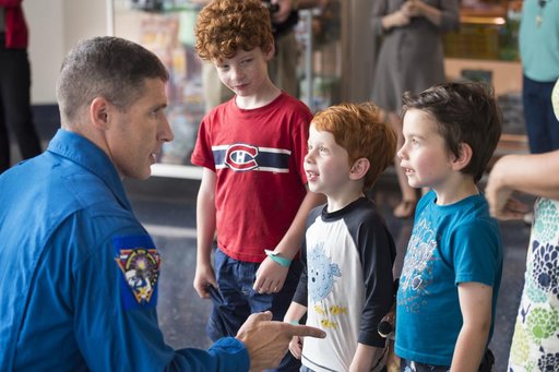 Astronaut Mike Hopkins Visit to Maryland Science Center