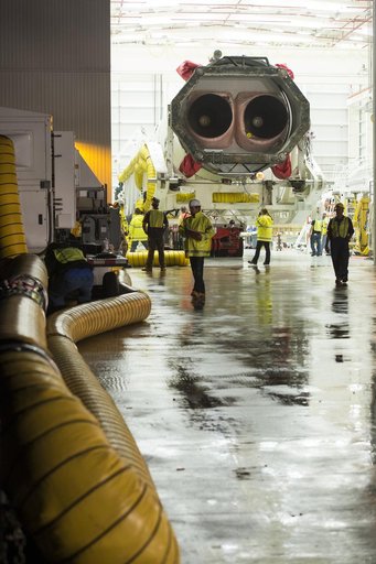 Antares Rocket Rollout