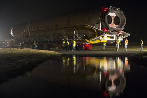 Antares Rocket Rollout