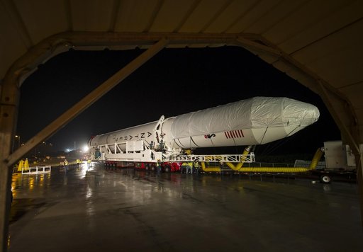 Antares Rocket Rollout