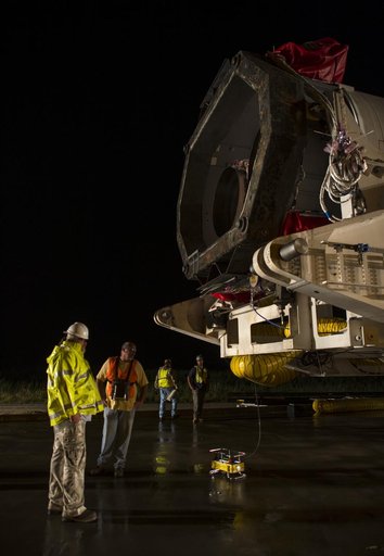 Antares Rocket Rollout