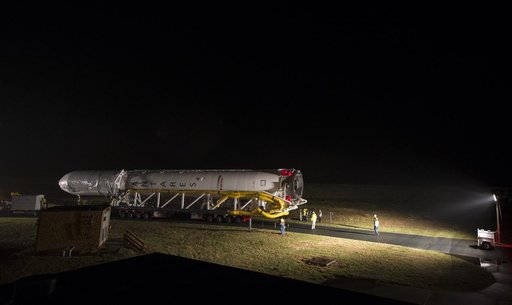 Antares Rocket Rollout