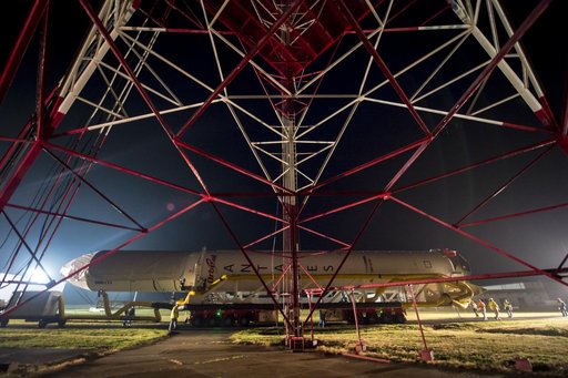 Antares Rocket Rollout