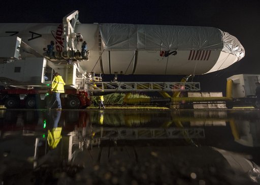 Antares Rocket Rollout