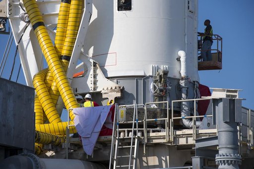 Antares Rocket Preparation