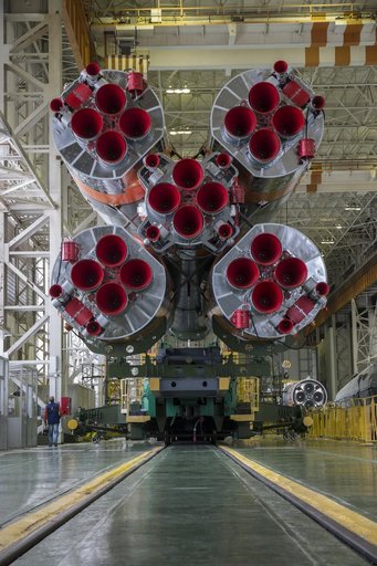 Expedition 41 Soyuz Rocket Assembly