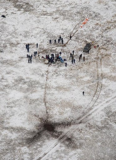 Expedition 41 Soyuz TMA-13M Landing