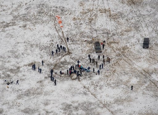 Expedition 41 Soyuz TMA-13M Landing