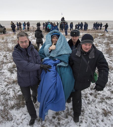 Expedition 41 Soyuz TMA-13M Landing