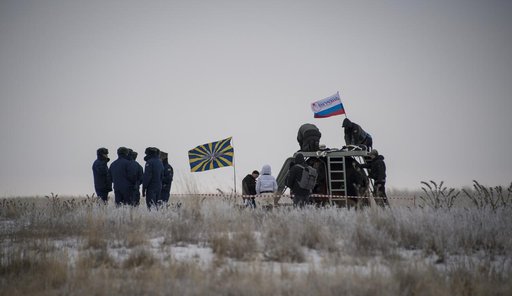 Expedition 41 Soyuz TMA-13M Landing