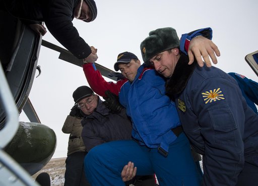 Expedition 41 Soyuz TMA-13M Landing