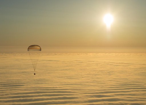Expedition 42 Soyuz TMA-14M Landing