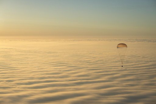 Expedition 42 Soyuz TMA-14M Landing