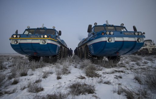 Expedition 42 Soyuz TMA-14M Landing