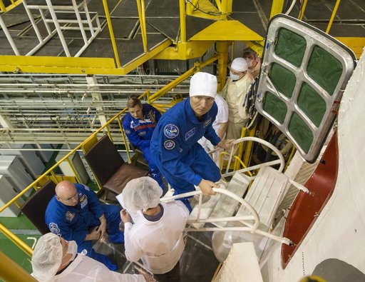 Expedition 43 Soyuz Check