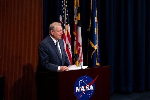 Former VP Al Gore at NASA Goddard