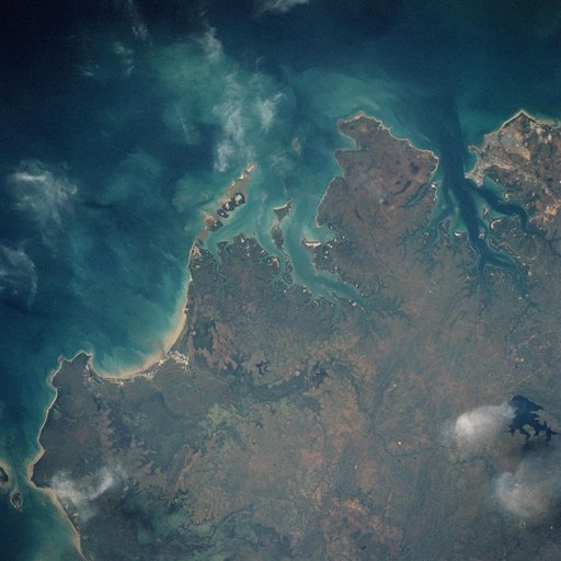 Earth observations taken from shuttle Challenger during STS-41C