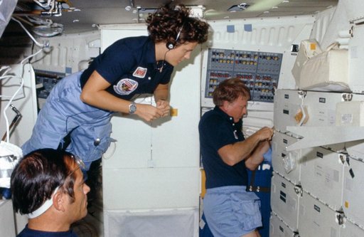41G crew activities