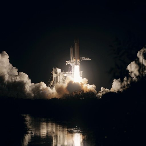 Launch of the Shuttle Discovery and begining of STS 51-I mission