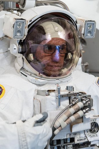 Frank Rubio in spacesuit