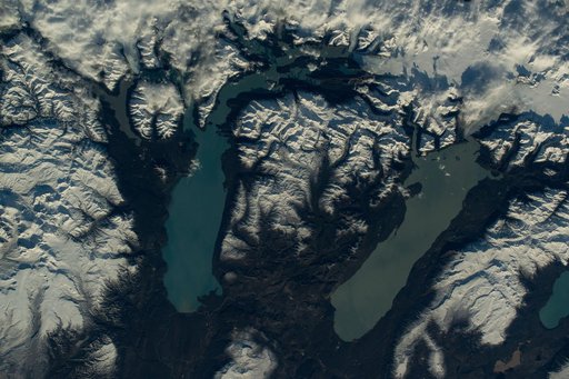 Lakes Argentino and Viedma