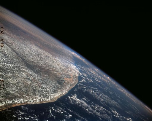 STS-61A earth observations