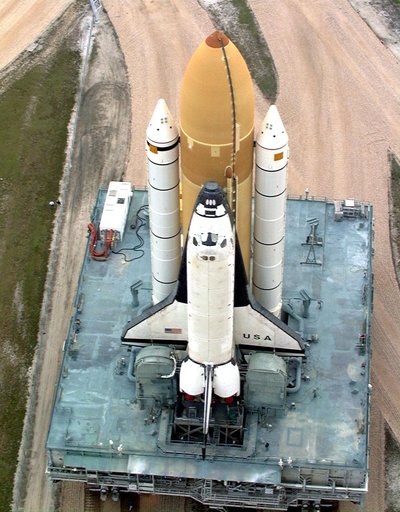 KSC Digital Photograph of STS-87 Rollout