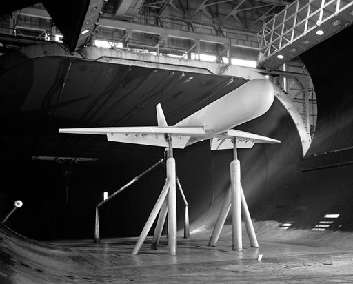 Generalized Subsonic Jet Transport in 40x80 Foot Wind Tunnel at NASA Ames.