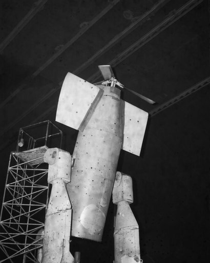 Vertical Prop and Wing in the Ames 40x80 foot wind tunnel.