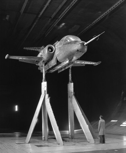 XV-4A Hummingbird VTOL Research Vehicle in Ames 40x80 Wind Tunnel.