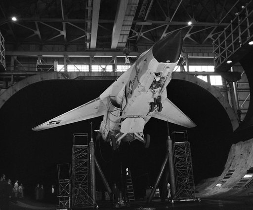 F-111B in Ames 40x80 Foot Wind Tunnel.