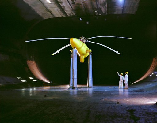Controllable Twist Rotor in 40x80 Foot Wind Tunnel at Ames.