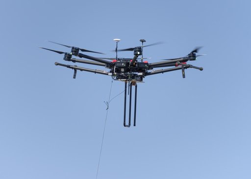 The Earth Science Unmanned Aerial System (UAS) Demonstration in the Rover Scape at NASA's Ames Research Center.