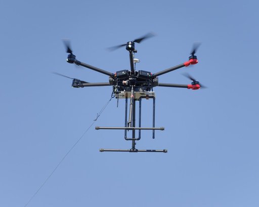 The Earth Science Unmanned Aerial System (UAS) Demonstration in the Rover Scape at NASA's Ames Research Center.