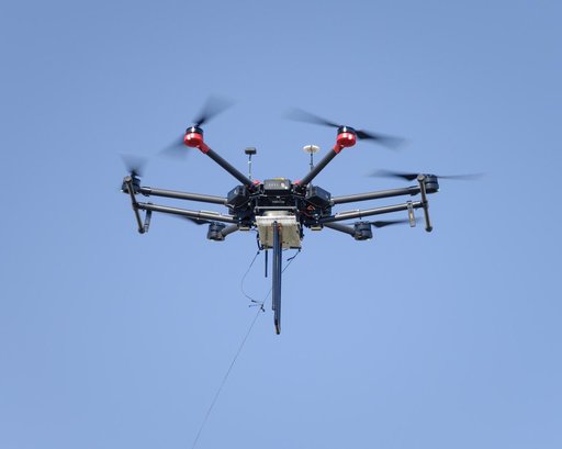 The Earth Science Unmanned Aerial System (UAS) Demonstration in the Rover Scape at NASA's Ames Research Center.