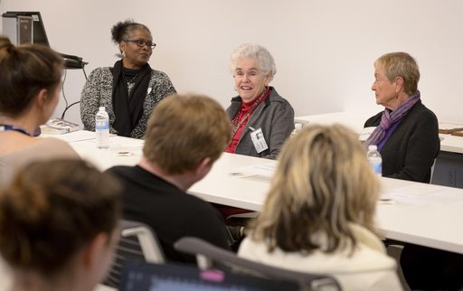 Ames Women's Influence Network (WIN) Hidden Figures talk with "Computers" Carolyn Hofstetter and Carol Mead co-sponsored by the AAAG