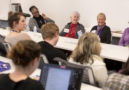 Ames Women's Influence Network (WIN) Hidden Figures talk with "Computers" Carolyn Hofstetter and Carol Mead co-sponsored by the AAAG