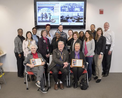 Ames Women's Influence Network (WIN) Hidden Figures talk with "Computers" Carolyn Hofstetter and Carol Mead co-sponsored by the AAAG.