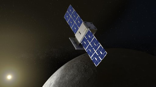 CAPSTONE facing the Sun (Illustration)