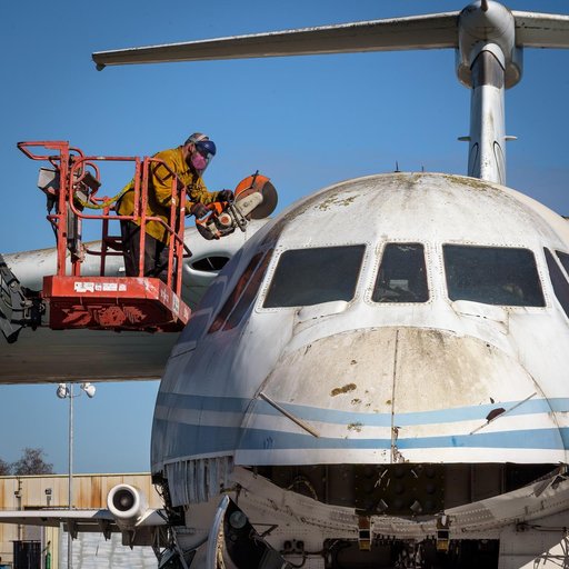 Kuiper Airborne Observatory (KAO) Demolition