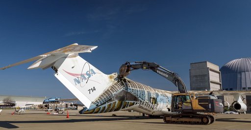 Kuiper Airborne Observatory (KAO) Demolition