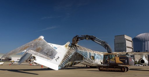 Kuiper Airborne Observatory (KAO) Demolition