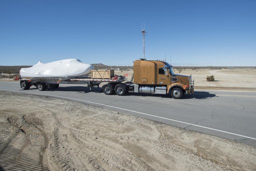 Sierra Nevada Corporation (SNC) Dream Chaser arrival at Armstrong