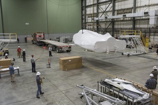 Sierra Nevada Corporation (SNC) Dream Chaser arrival at Armstron