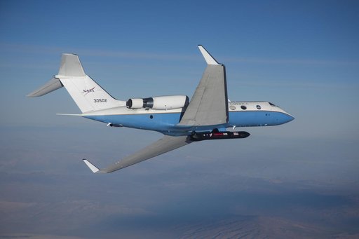 NASA Armstrong Flight Tests Generation Orbit’s Hypersonic Testbed on Agency C-20A