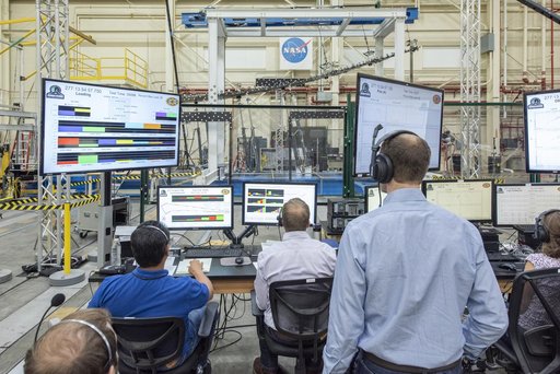 Experimental Wing Verified During Loads Testing