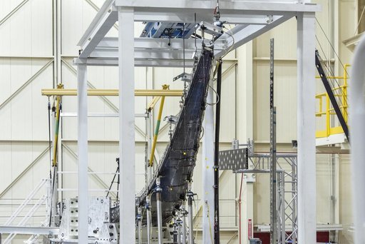 Experimental Wing Verified During Loads Testing