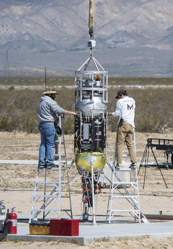 Masten Xodiac Launch with Honeybee Robotics