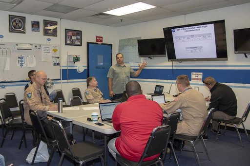 NASA QSF18 Flight Crew Briefs Test Flight